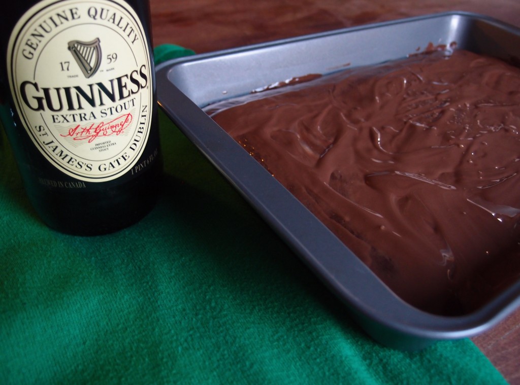 Andes Mint Guinness Brownies