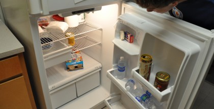 empty fridge