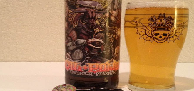 Three Floyds Evil Power Imperial Pilsner