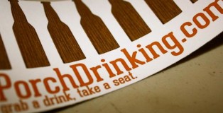porchdrinking sticker