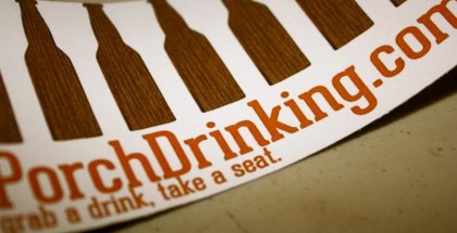 porchdrinking sticker