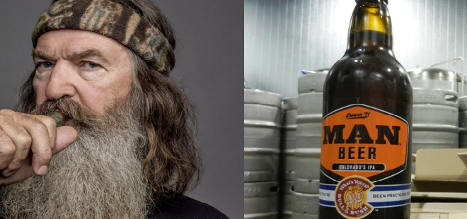 man beer - duck dynasty