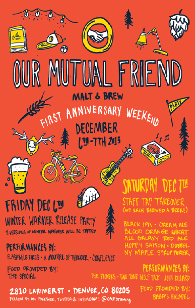 Our Mutual Friend Brewing 1 Year