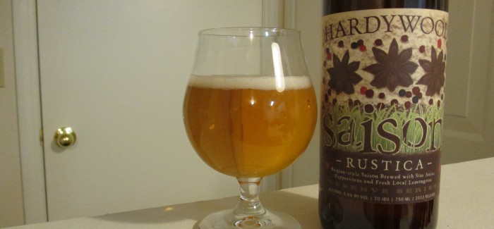 Hardywood Park Craft Brewery- Saison Rustica