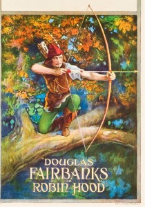 Douglas Fairbanks Robin Hood Film Poster 1922
