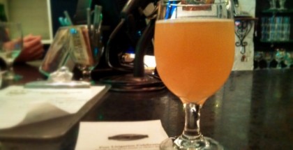 Cantillon Fou' Foune. It's apricot.