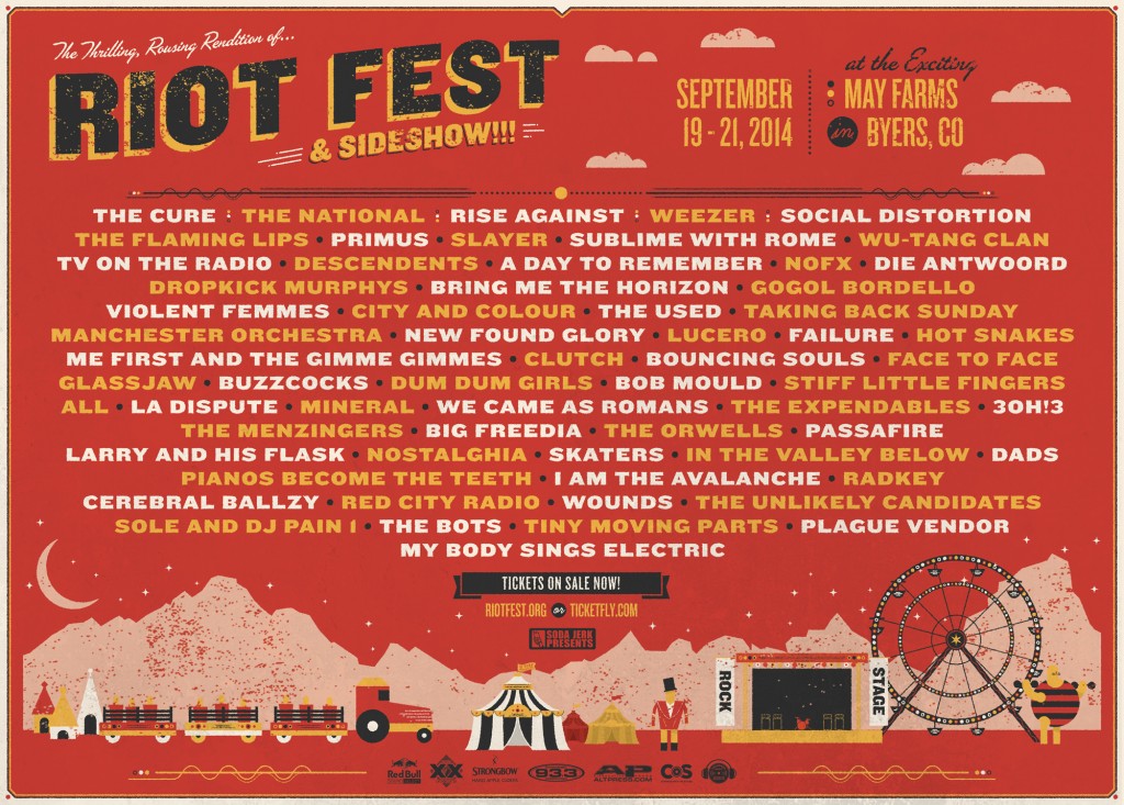 riot fest denver lineup