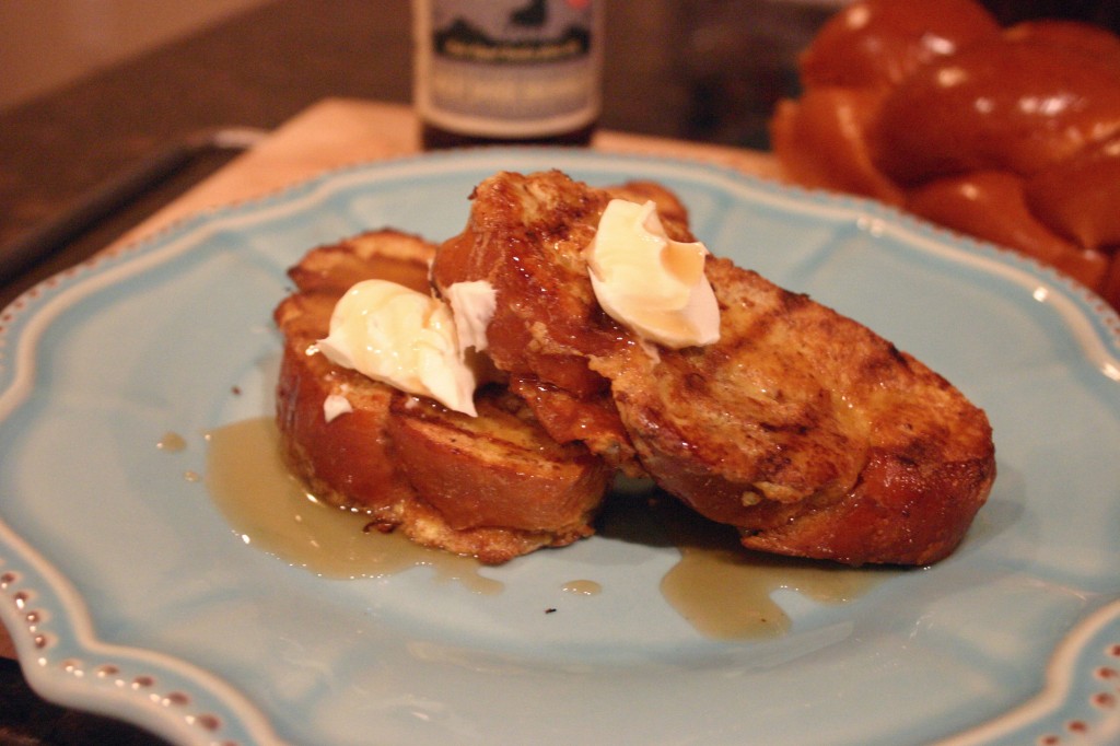 Grilled French Toast with Rumble Syrup