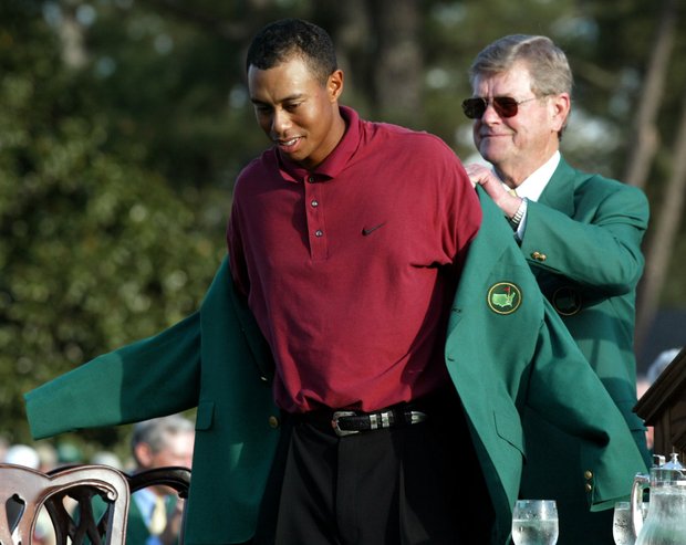 It's been a while since Tiger put on a green jacket at Augusta.