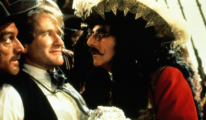 HOOK, Robin Williams, Dustin Hoffman, 1991