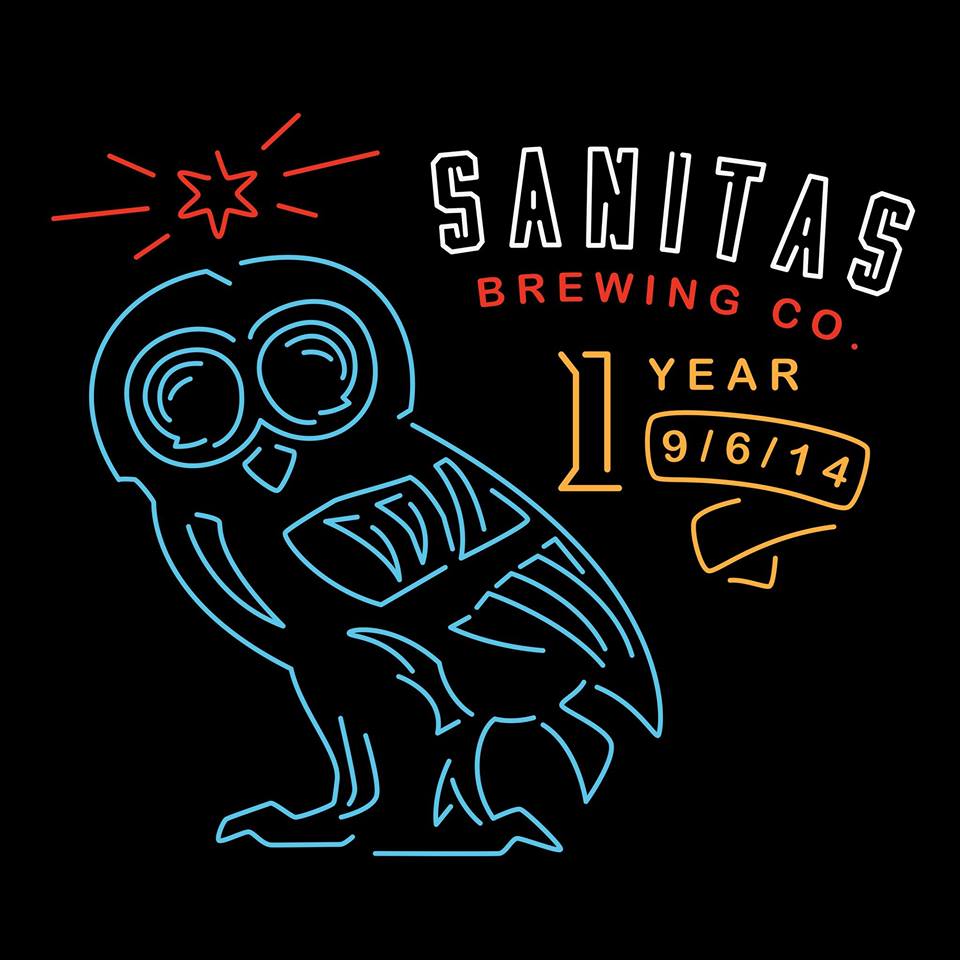 sanitas brewing - one year anniversary - dbb - 09-06-14