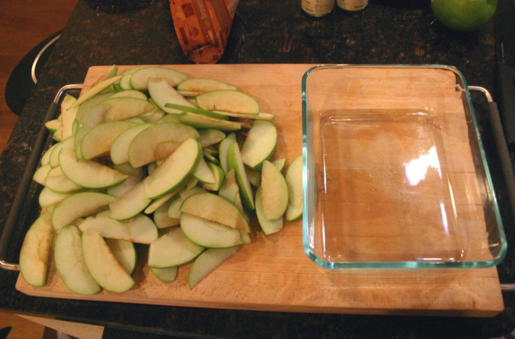 Drink and Spoon Pecan Caramel Apple Crisp