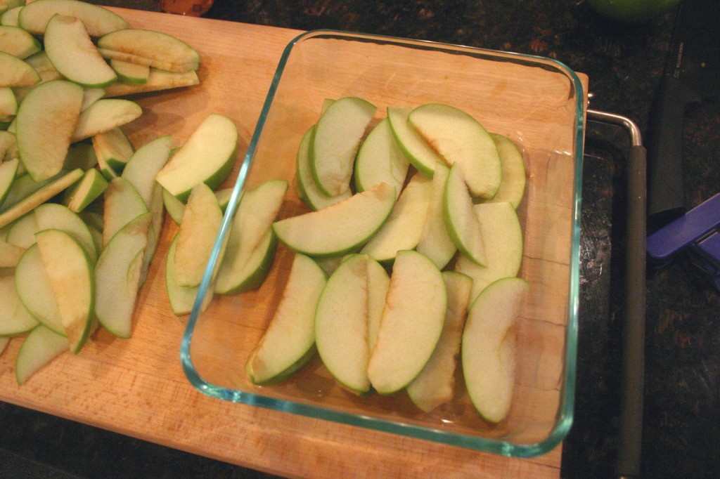 Drink and Spoon Pecan Caramel Apple Crisp