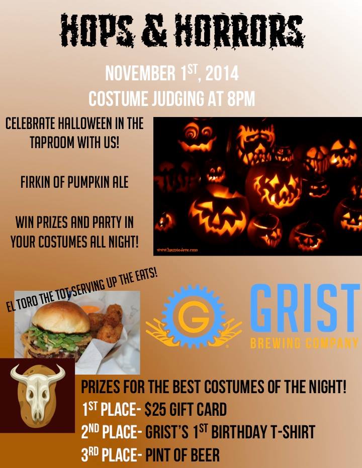 grist brewing company - hops & horrors - dbb - 11-01-14