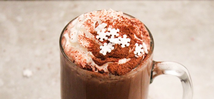 Spiked Hot Chocolate = Bourbon + Beer + Hot Chocolate!