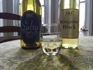 I took home a bottle of Sidra and barrel-agree Kingston Black. 