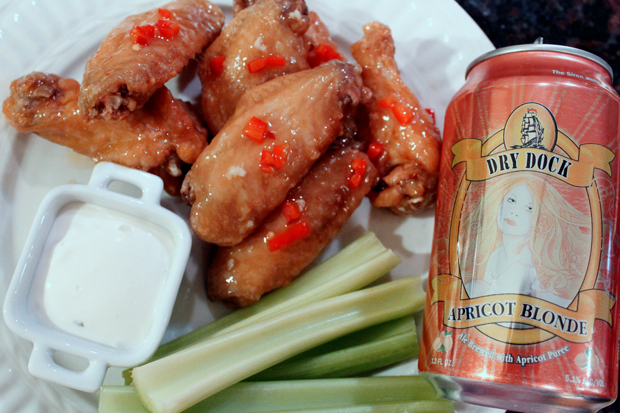 Cooking with Beer Apricot Sweet Chili Wings
