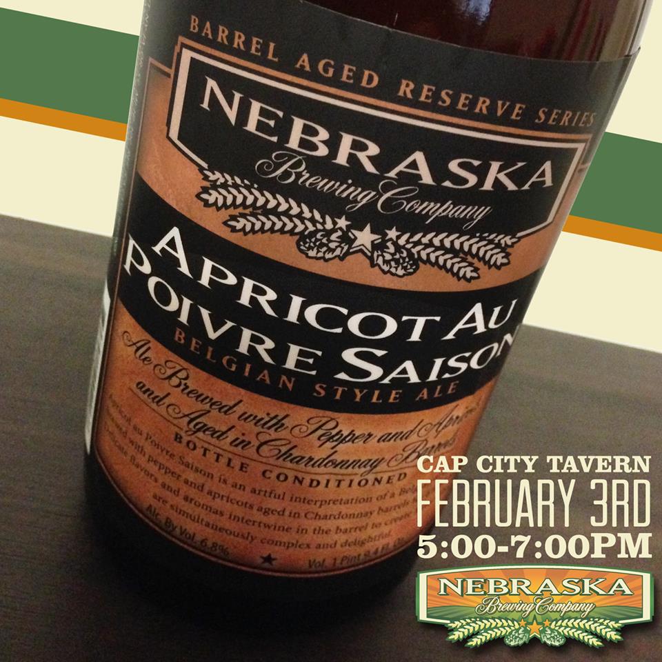 nebraska brewing apricot poivre saison