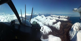 The scenic approach to Kodiak Island.