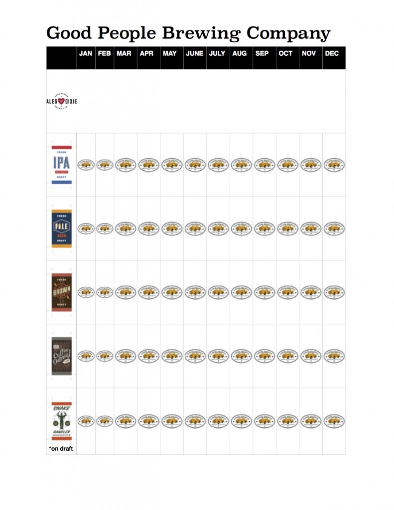 Good People Release Calendar Part 2