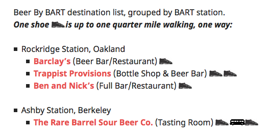 Beer by BART
