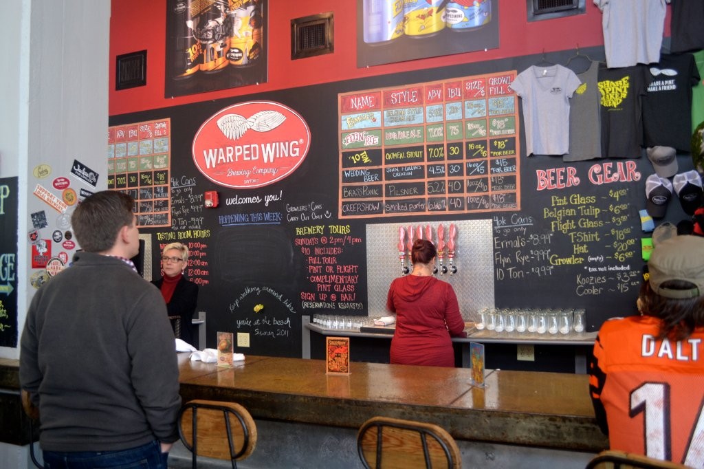 Warped Wing Menu