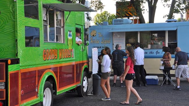 Charlotte's vibrant food truck scene. (Creative Commons/James Willamor)