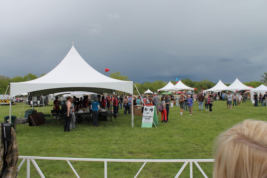 rain clouds loom over brewers jamboree