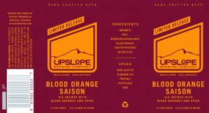 Upslope Blood Orange Saison