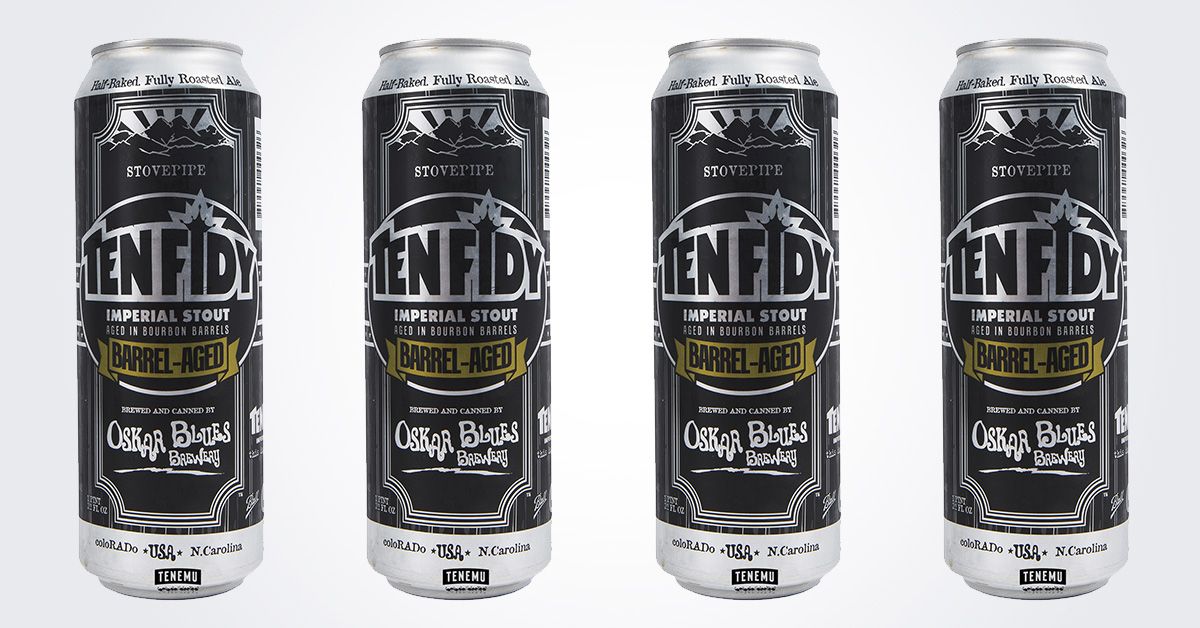 Oskar Blues Brewery | Bourbon Barrel Aged Ten Fidy