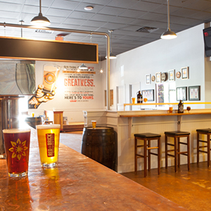 A view of the newly remodeled Red Brick taproom. (Courtesy: Red Brick Brewing)