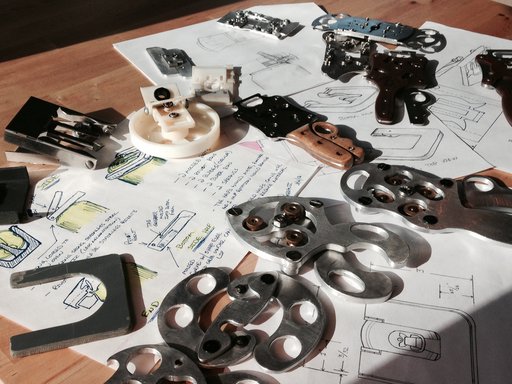 The different prototypes for the Draft Top.