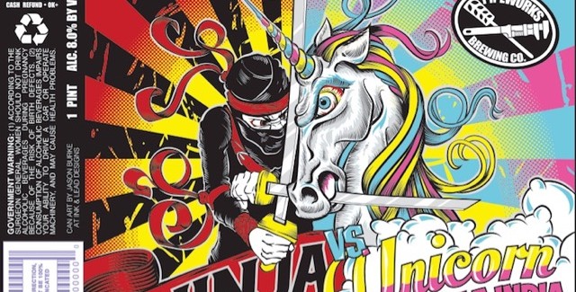 Pipeworks Ninja vs. Unicorn