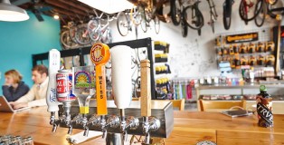 Denver Bicycle Cafe Charity Tap Handle