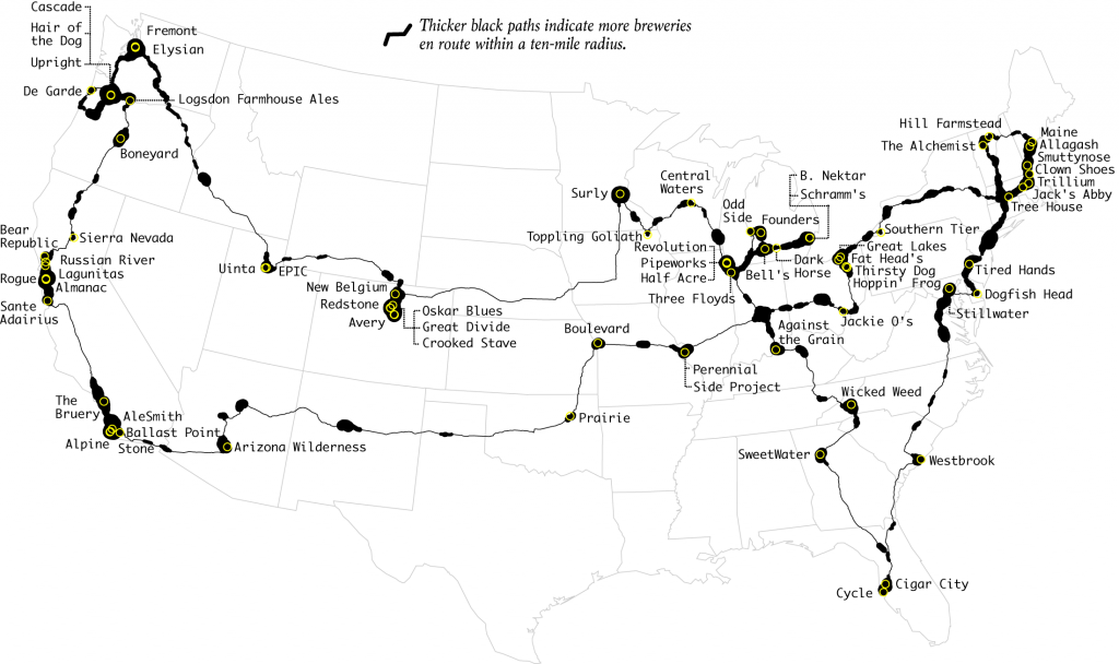 brewery trip planner