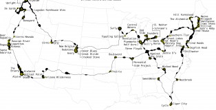 ultimate brewery road trip map