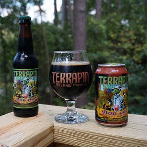 2014 Bottle and 2015 Can of Terrapin Beer Co. Moo-Hoo