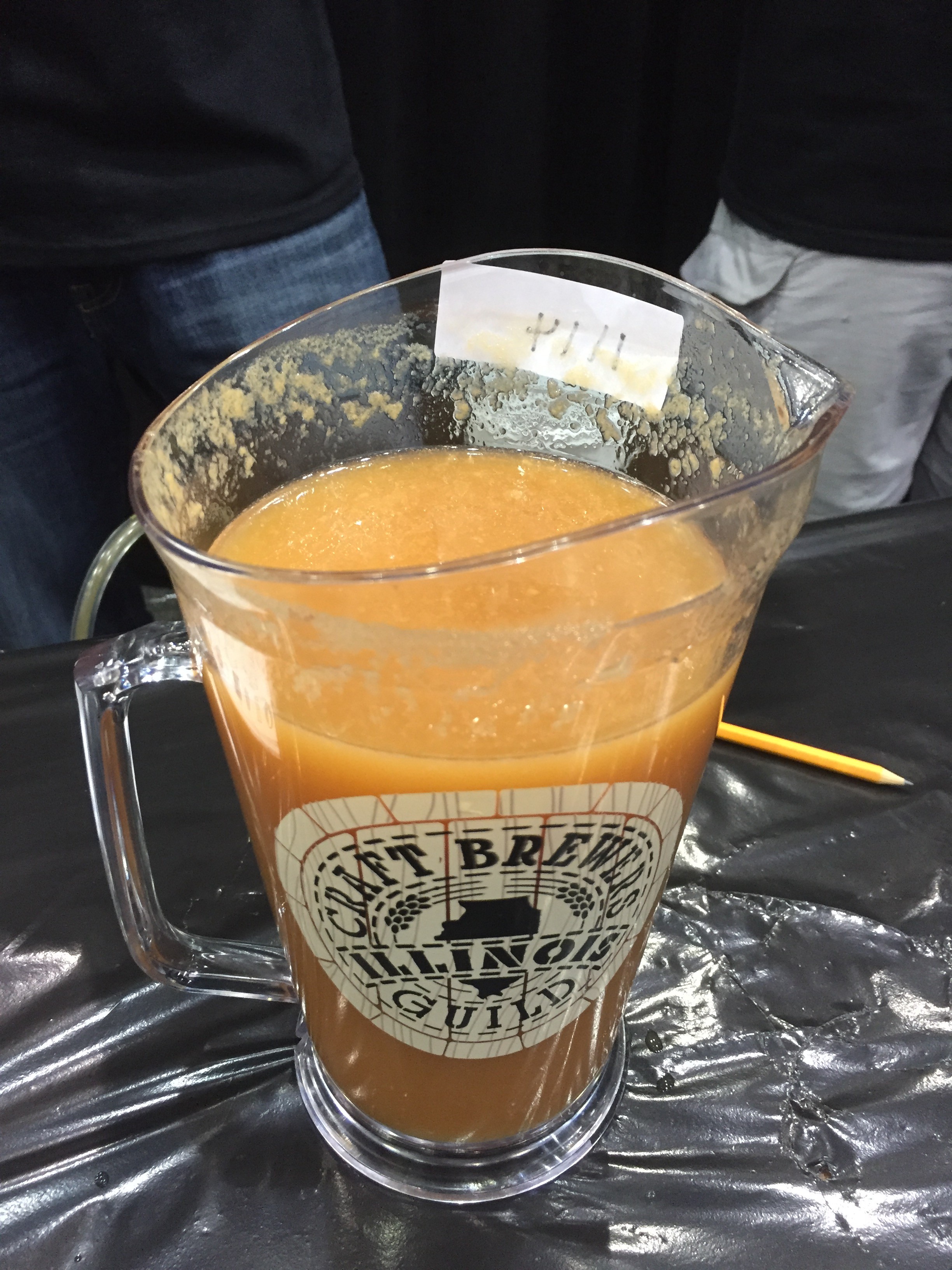 Early on Pamplemousse was better than it looked. Once they changed the way they poured the beer it looked much better.