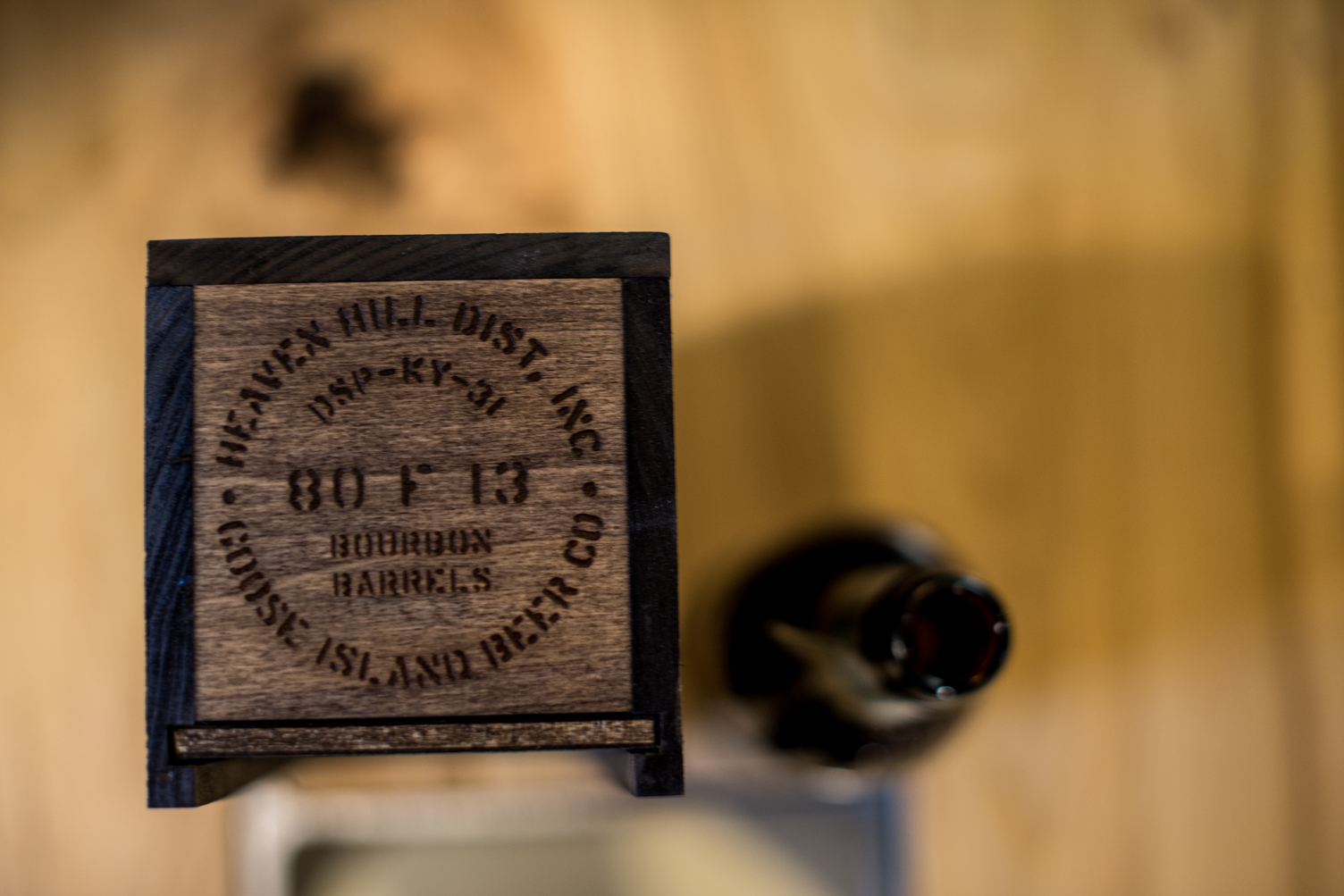 The top of the Rare box looks like the Heaven Hill barrels. Photo credit: Eric Dirksen.