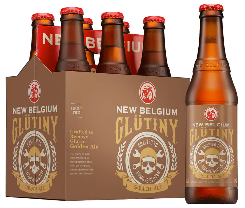 New Belgium Glutiny gluten reduced beer