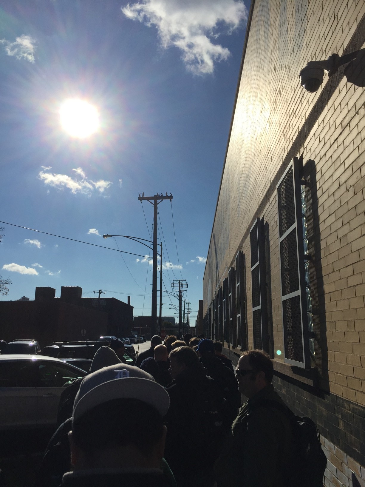 The line to purchase bottles of BCBS Rare. It looks long but it moved fast.