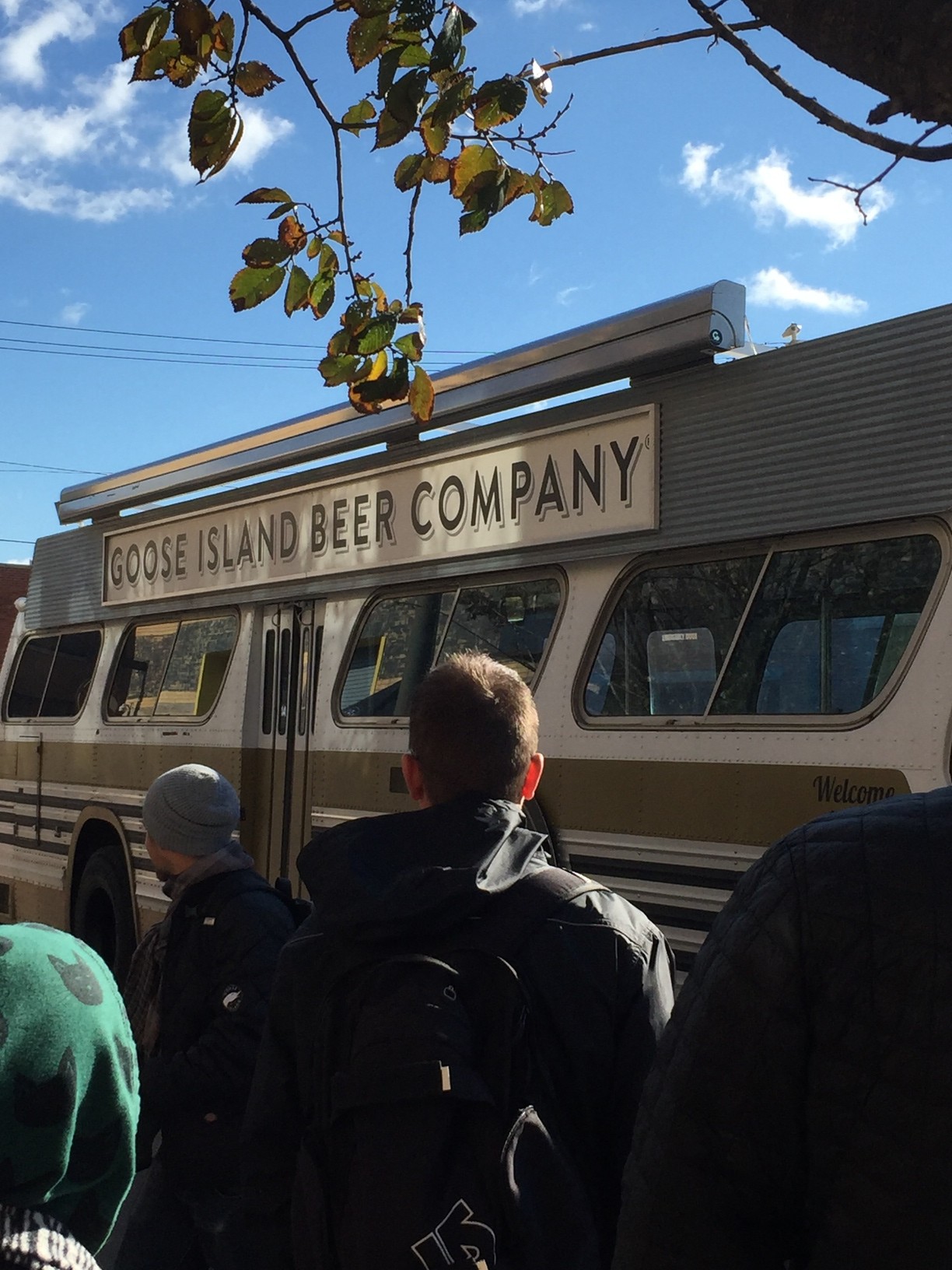 The official Goose Island bus.