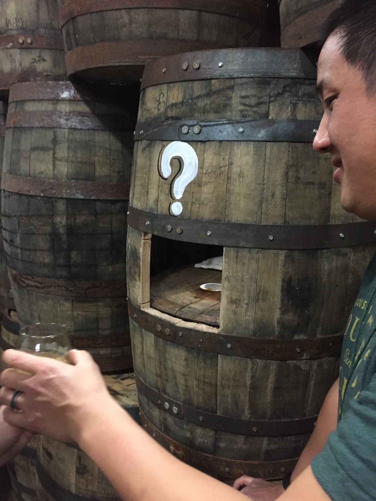 The "mystery" tap which was pouring very rare BCBS variants.