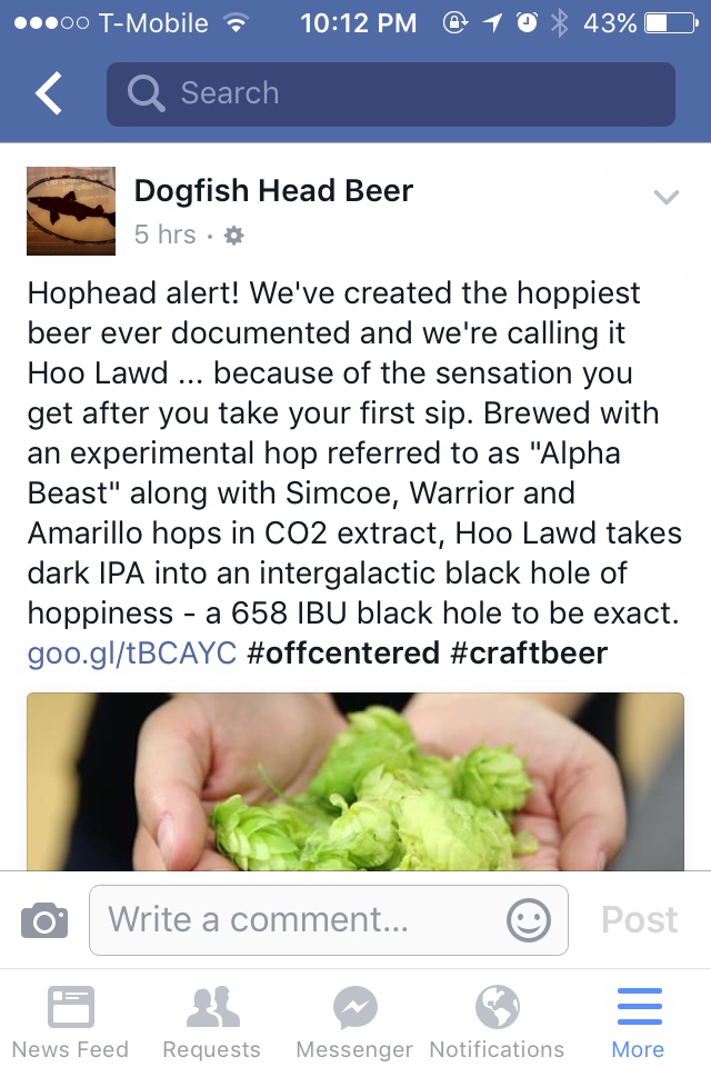 Dogfish Head Hoppiest Beer