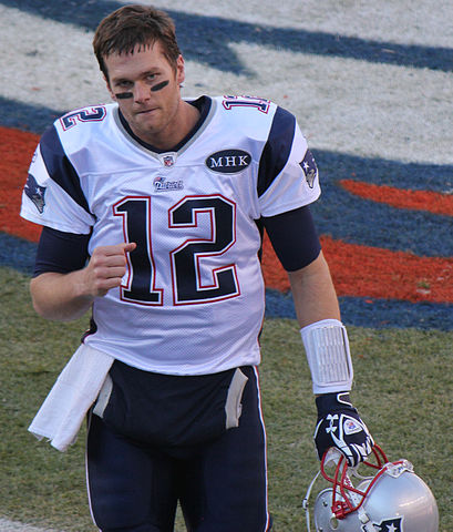 "Tom Brady 2011" by Jeffrey Beall /CC BY-SA 3.0 via Commons