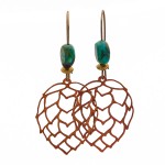 Hopped Up Jewelry Turquoise Hop Earrings