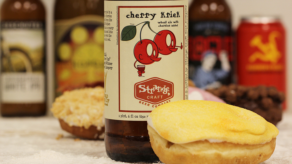 Stange Craft Beer and Mango Tango Beer and Voodoo Doughnuts Pairing