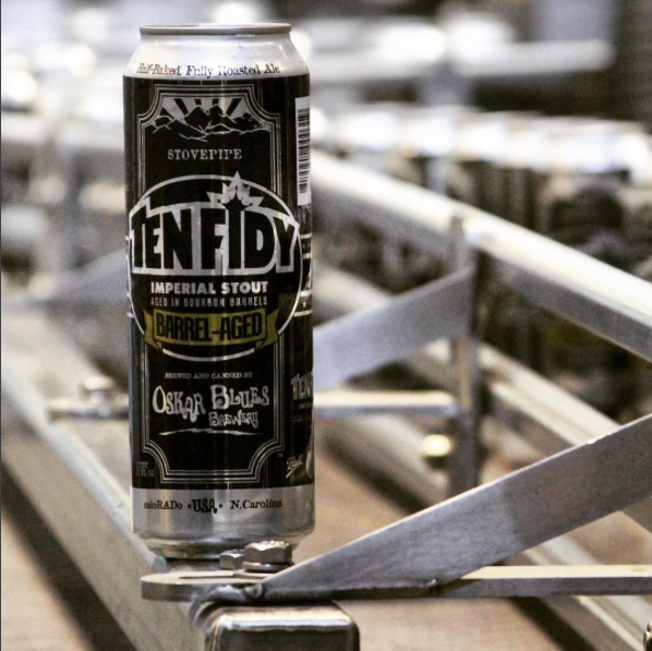 Oskar Blues Barrel Aged Ten Fidy