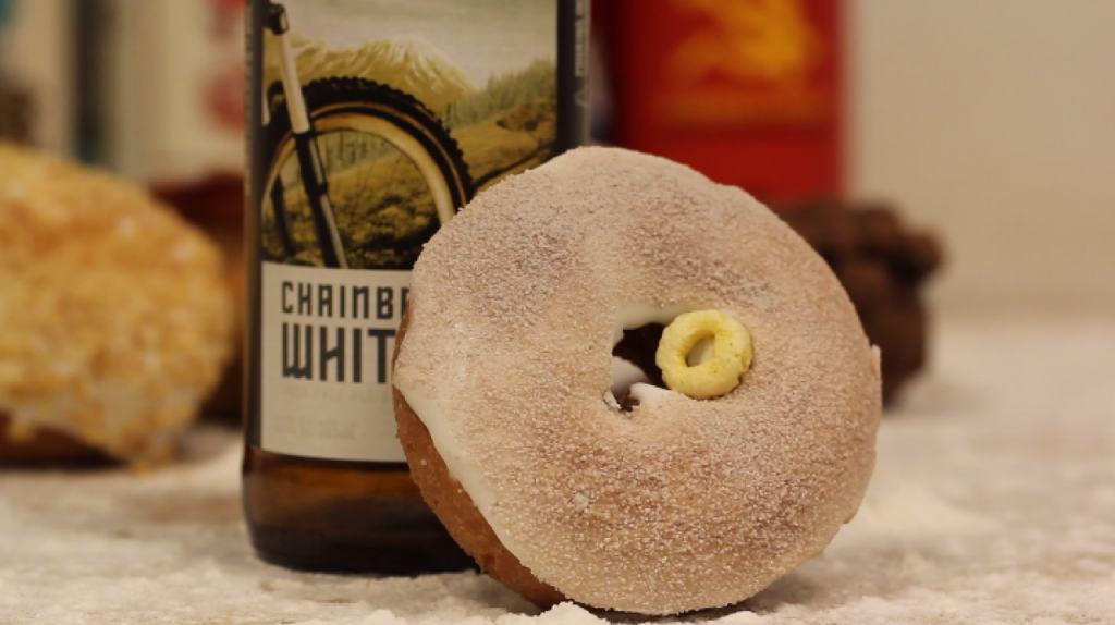 Beer and Voodoo Doughnuts Pairing chainbreaker deschutes