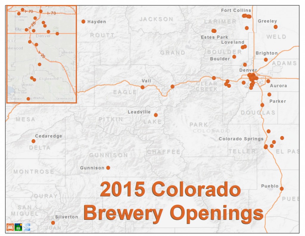 2015 Colorado Brewery Openings
